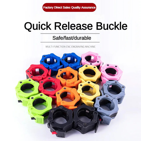 Quick Release Barbell Clamps