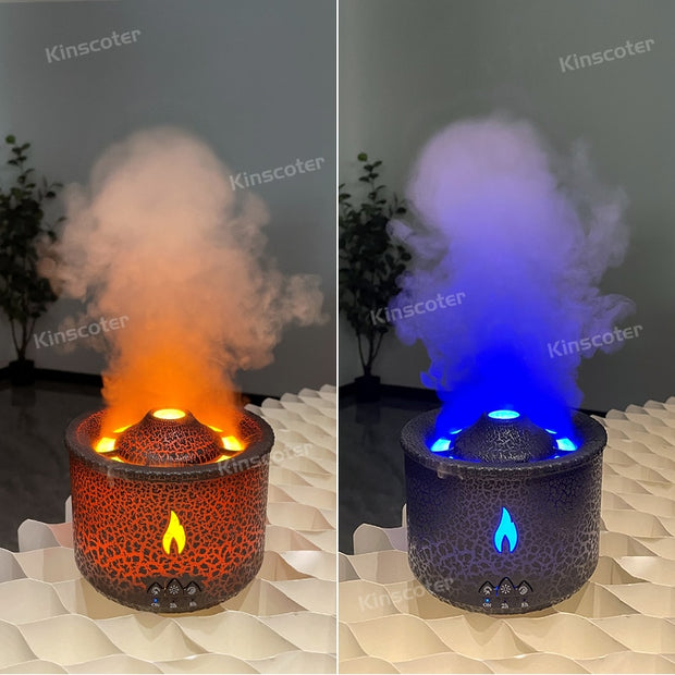 Volcano Aroma Essential Oil Diffuser w/ night light